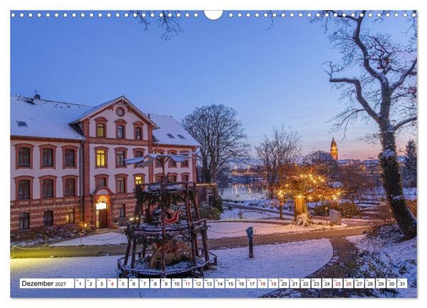 Produktbild: Waren M&uuml;ritz, nach Sonnenuntergang (Wandkalender 2027 DIN A3 quer), CALVENDO Monatskalender
