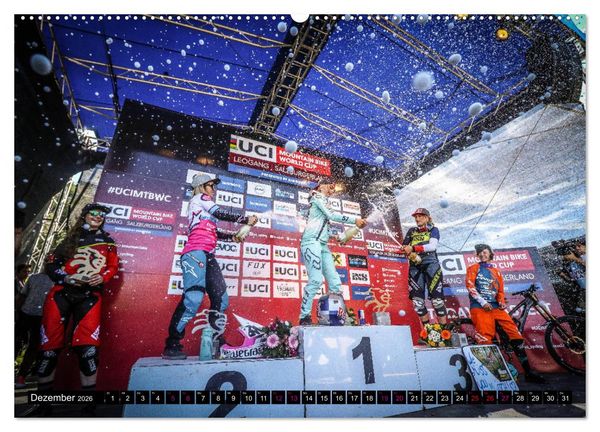 Produktbild: Women Downhill Racing (hochwertiger Premium Wandkalender 2026 DIN A2 quer), Kunstdruck in Hochglanz