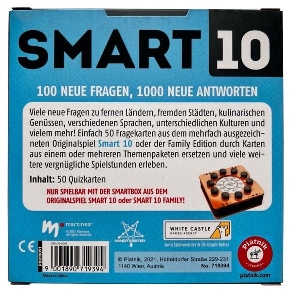 Produktbild: Smart 10 Erweiterung 2 - Travel