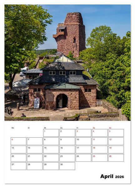 Produktbild: Kyffh&auml;user Denkmal - Terminplaner (Wandkalender 2026 DIN A4 hoch), CALVENDO Monatskalender