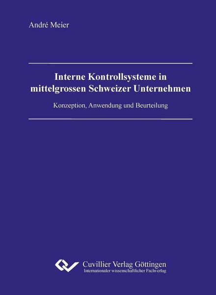 Produktbild: Interne Kontrollsysteme in mittelgrossen Schweizer Unternehmen