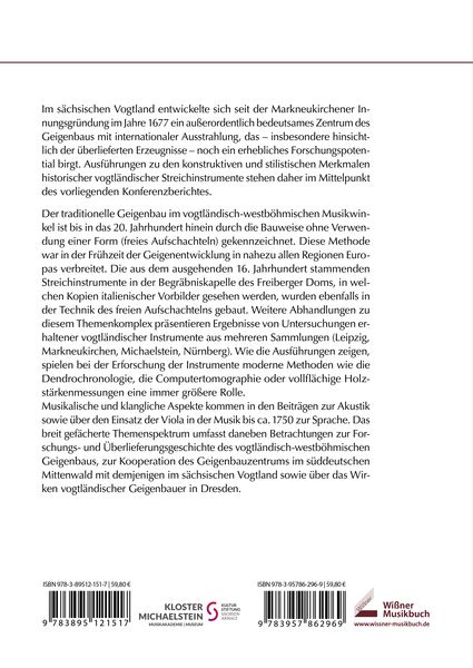 Produktbild: Der Streichinstrumentenbau im s&auml;chsischen Vogtland