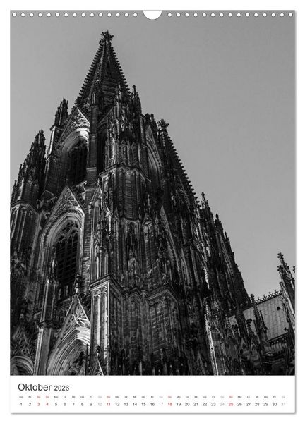 Produktbild: K&ouml;lner Dom - Blickwinkel auf ein Wahrzeichen (Wandkalender 2026 DIN A3 hoch), CALVENDO Monatskalender