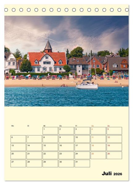 Produktbild: Meine geliebte Nordsee (Tischkalender 2026 DIN A5 hoch), CALVENDO Monatskalender