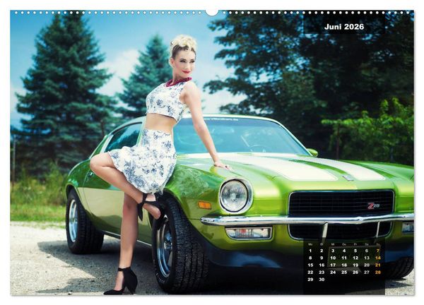 Produktbild: Rockabilly - Back to the 50s (hochwertiger Premium Wandkalender 2026 DIN A2 quer), Kunstdruck in Hochglanz