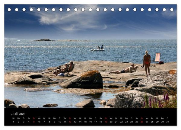 Produktbild: S&uuml;dschwedens Sch&auml;renk&uuml;ste (Tischkalender 2026 DIN A5 quer), CALVENDO Monatskalender