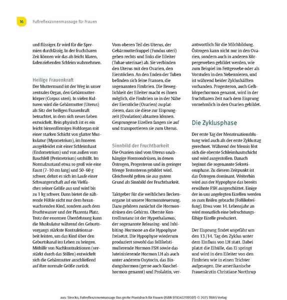 Produktbild: Fu&szlig;reflexzonenmassage - Das gro&szlig;e Praxisbuch f&uuml;r Frauen