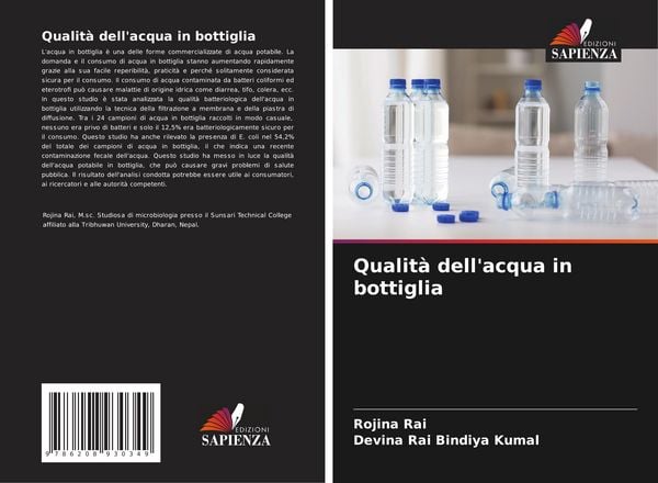 Produktbild: Qualit&agrave; dell'acqua in bottiglia