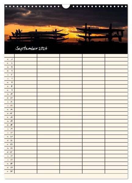 Produktbild: Noch mehr F&ouml;hrweh Familienplaner (Wandkalender 2026 DIN A3 hoch), CALVENDO Monatskalender