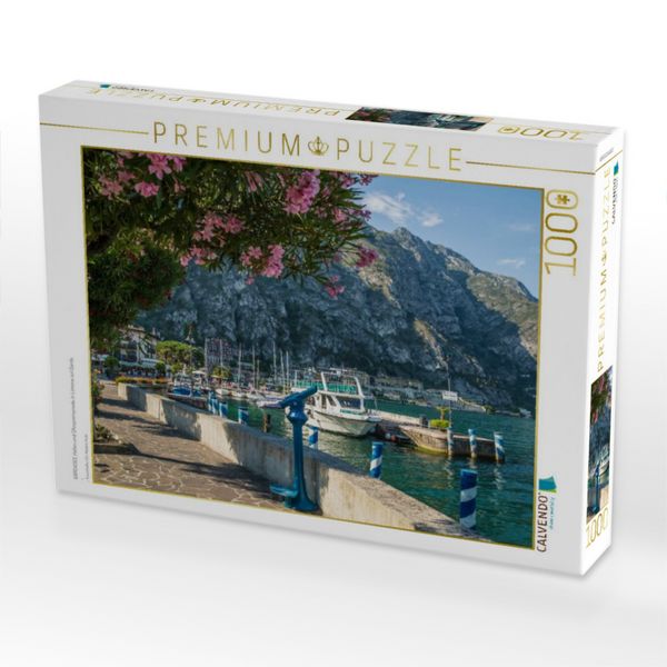 Produktbild: CALVENDO Puzzle GARDASEE Hafen und Uferpromenade in Limone sul Garda | 1000 Teile Lege-Gr&ouml;&szlig;e 64x48cm Foto-Puzzle f&uuml;r gl&uuml;ckliche Stunden