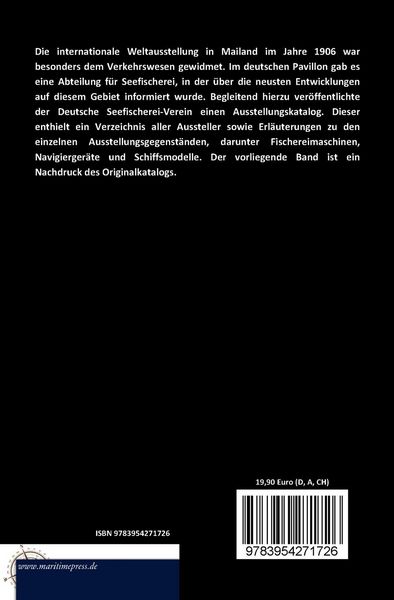 Produktbild: Internationale Ausstellung Mailand 1906: Deutsche Seefischerei