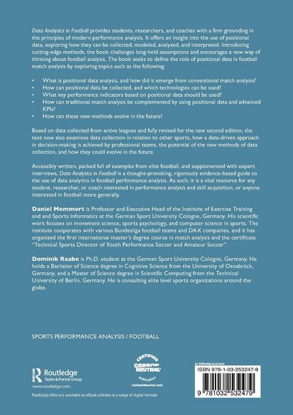 Produktbild: Data Analytics in Football