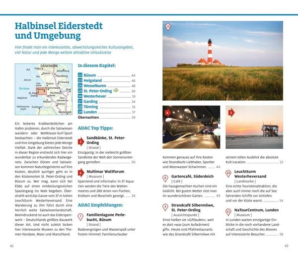 ADAC Reiseführer Nordseeküste Schleswig-Holstein mit Inseln