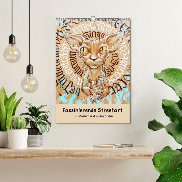 Produktbild: Faszinierende Streetart an Mauern und Hausw&auml;nden (Wandkalender 2027 DIN A3 hoch), CALVENDO Monatskalender