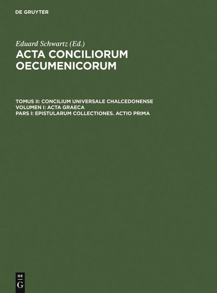 Produktbild: Epistularum collectiones. Actio prima