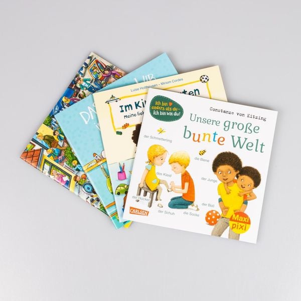 Produktbild: Maxi-Pixi-4er-Set 95: Neues aus dem Kindergarten (4x1 Exemplar)