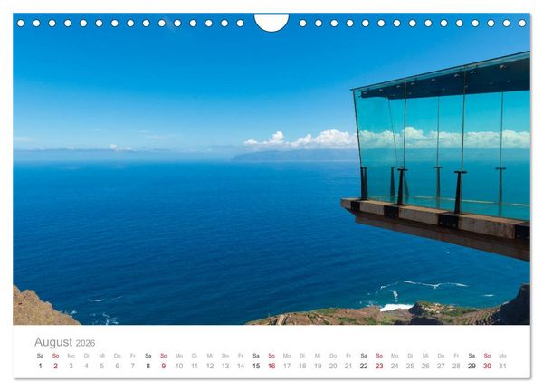 Produktbild: La Gomera &ndash; Die gr&uuml;ne Perle der Kanaren. (Wandkalender 2026 DIN A4 quer), CALVENDO Monatskalender