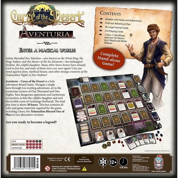 Produktbild: Ottavio - Aventuria: Curse of the Desert, Einzelspiel