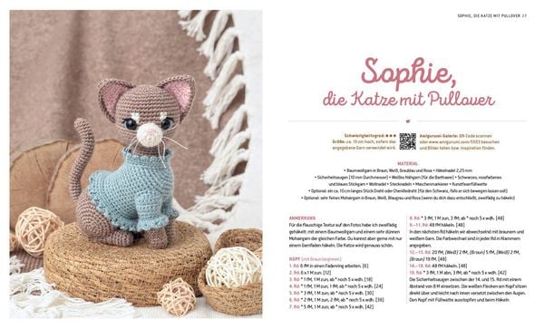 Produktbild: S&uuml;&szlig;e Pf&ouml;tchen &ndash; Hunde und Katzen als Amigurumis h&auml;keln