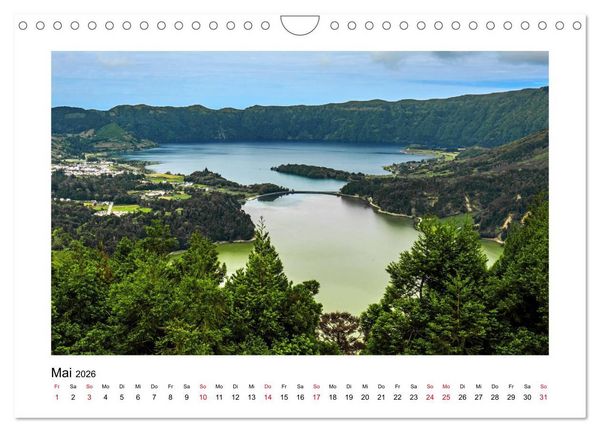 Produktbild: Sao Miguel - Die ganze Vielfalt der Azoren (Wandkalender 2026 DIN A4 quer), CALVENDO Monatskalender
