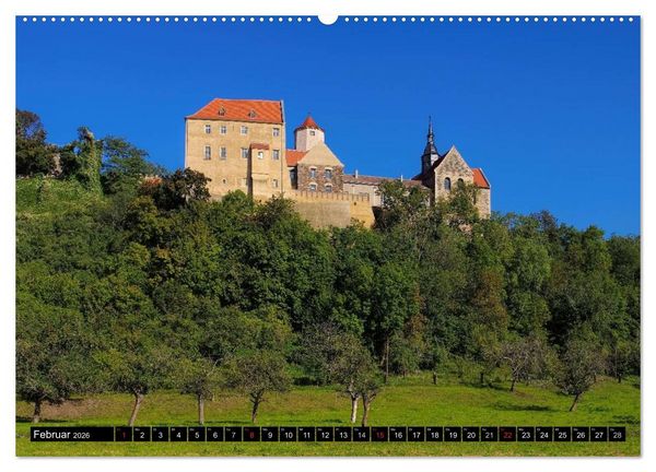 Produktbild: Saale-Unstrut - Region aus Wein und Stein (hochwertiger Premium Wandkalender 2026 DIN A2 quer), Kunstdruck in Hochglanz