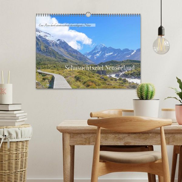Produktbild: Sehnsuchtsziel Neuseeland (Wandkalender 2026 DIN A3 quer), CALVENDO Monatskalender