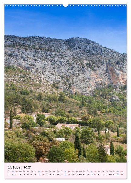 Produktbild: Provence &ndash; Scenic Villages of France (Wall Calendar 2027 DIN A2 portrait), CALVENDO 12 Month Wall Calendar