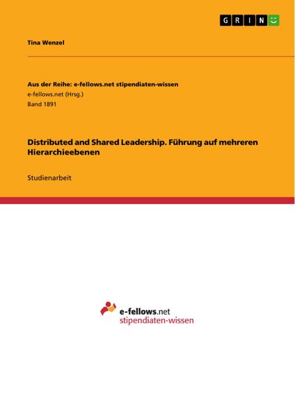 Produktbild: Distributed and Shared Leadership. F&uuml;hrung auf mehreren Hierarchieebenen