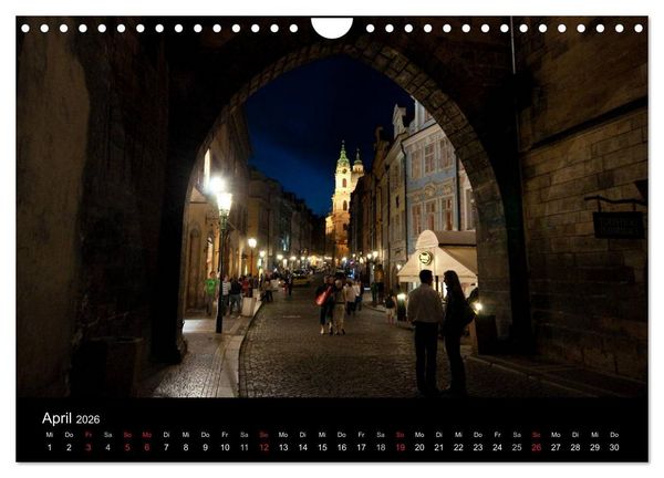 Produktbild: Prager Ansichten (Wandkalender 2026 DIN A4 quer), CALVENDO Monatskalender