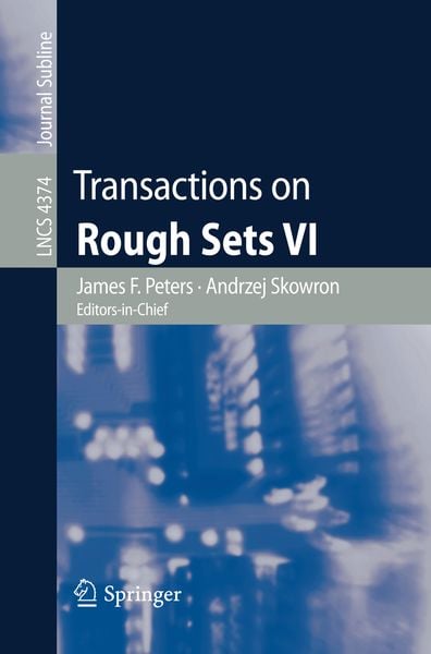 Produktbild: Transactions on Rough Sets VI