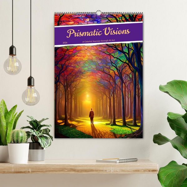 Produktbild: Prismatic Visions (Wall Calendar 2026 DIN A2 portrait), CALVENDO 12 Month Wall Calendar