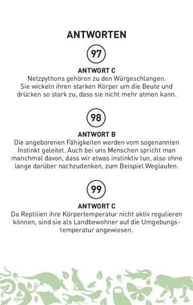 Produktbild: Das gro&szlig;e Tier-Quiz I ab 10 Jahren