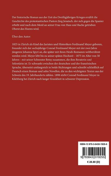 Produktbild: J&uuml;rg Jenatsch