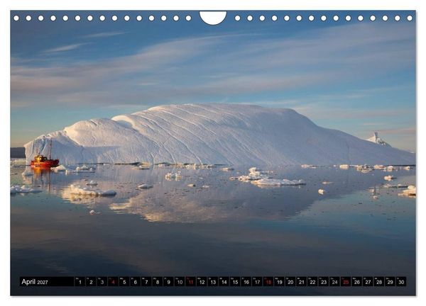 Produktbild: Ilulissat Eisfjord, Gr&ouml;nland. EIS - FORM UND LICHT (Wandkalender 2027 DIN A4 quer), CALVENDO Monatskalender