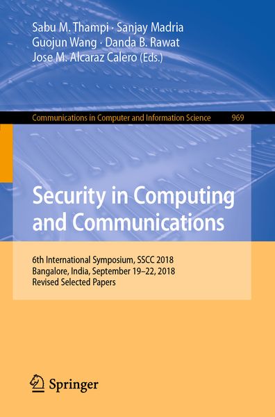 Produktbild: Security in Computing and Communications