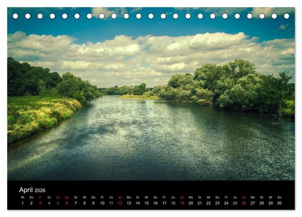 Produktbild: Dessau - Kulturlandschaft (Tischkalender 2026 DIN A5 quer), CALVENDO Monatskalender
