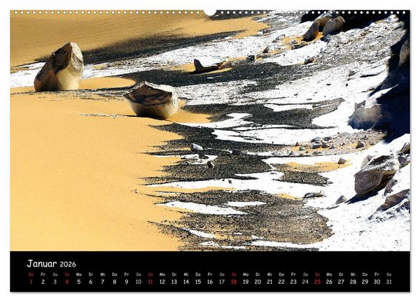 Produktbild: Weisse W&uuml;ste &Auml;gypten (Wandkalender 2026 DIN A2 quer), CALVENDO Monatskalender