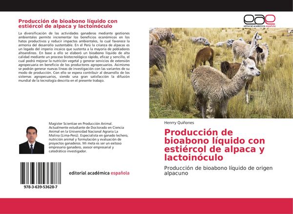 Produktbild: Producci&oacute;n de bioabono l&iacute;quido con esti&eacute;rcol de alpaca y lactoin&oacute;culo