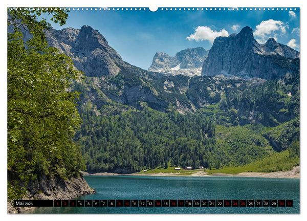 Produktbild: Seen - Berge - Salzkammergut (Wandkalender 2026 DIN A2 quer), CALVENDO Monatskalender