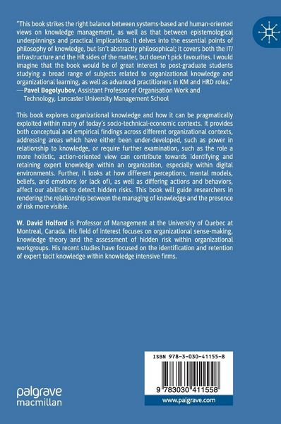Produktbild: Managing Knowledge in Organizations