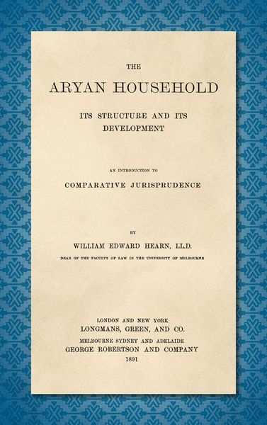 Produktbild: The Aryan Household [1891]