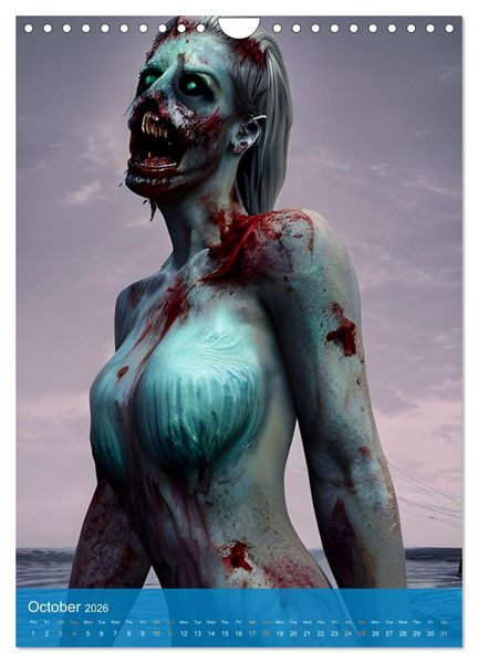 Produktbild: Sirens of the Undead Seas (Wall Calendar 2026 DIN A4 portrait), CALVENDO 12 Month Wall Calendar