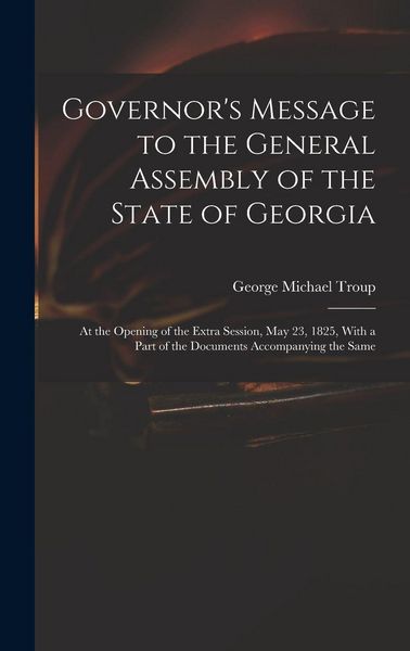 Produktbild: Governor's Message to the General Assembly of the State of Georgia