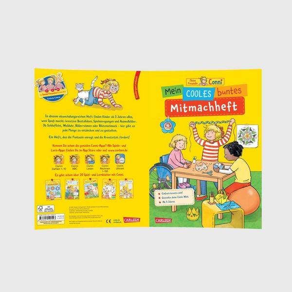 Produktbild: Conni Gelbe Reihe (Besch&auml;ftigungsbuch): Mein cooles buntes Mitmachheft