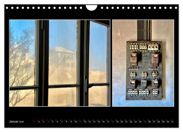 Produktbild: Geisterstadt Kolmannskuppe (Wandkalender 2026 DIN A4 quer), CALVENDO Monatskalender