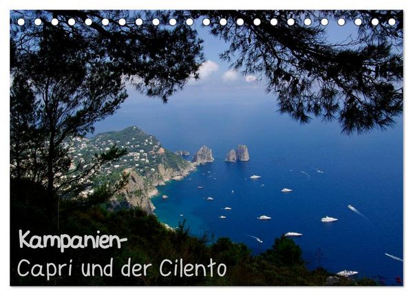Produktbild: Kampanien &ndash; Capri und der Cilento (Tischkalender 2026 DIN A5 quer), CALVENDO Monatskalender