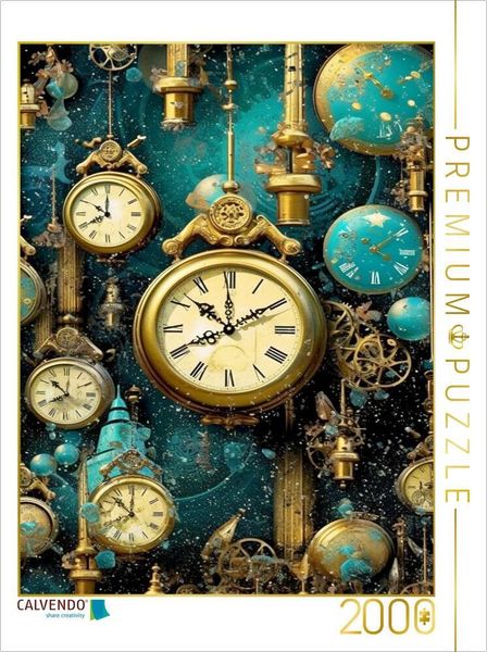 Produktbild: CALVENDO Puzzle Die Zeit | 2000 Teile Lege-Gr&ouml;&szlig;e 90x67cm Foto-Puzzle f&uuml;r gl&uuml;ckliche Stunden