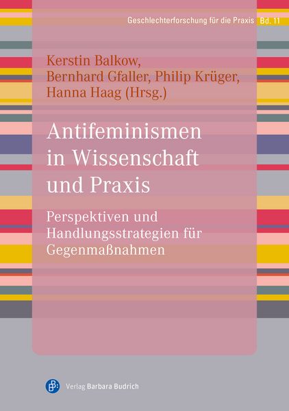 Produktbild: Antifeminismen in Wissenschaft und Praxis