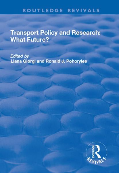 Produktbild: Transport Policy and Research