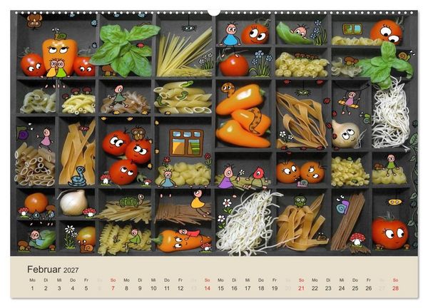 Produktbild: Das Leben der kleinen Pankies (hochwertiger Premium Wandkalender 2027 DIN A2 quer), Kunstdruck in Hochglanz